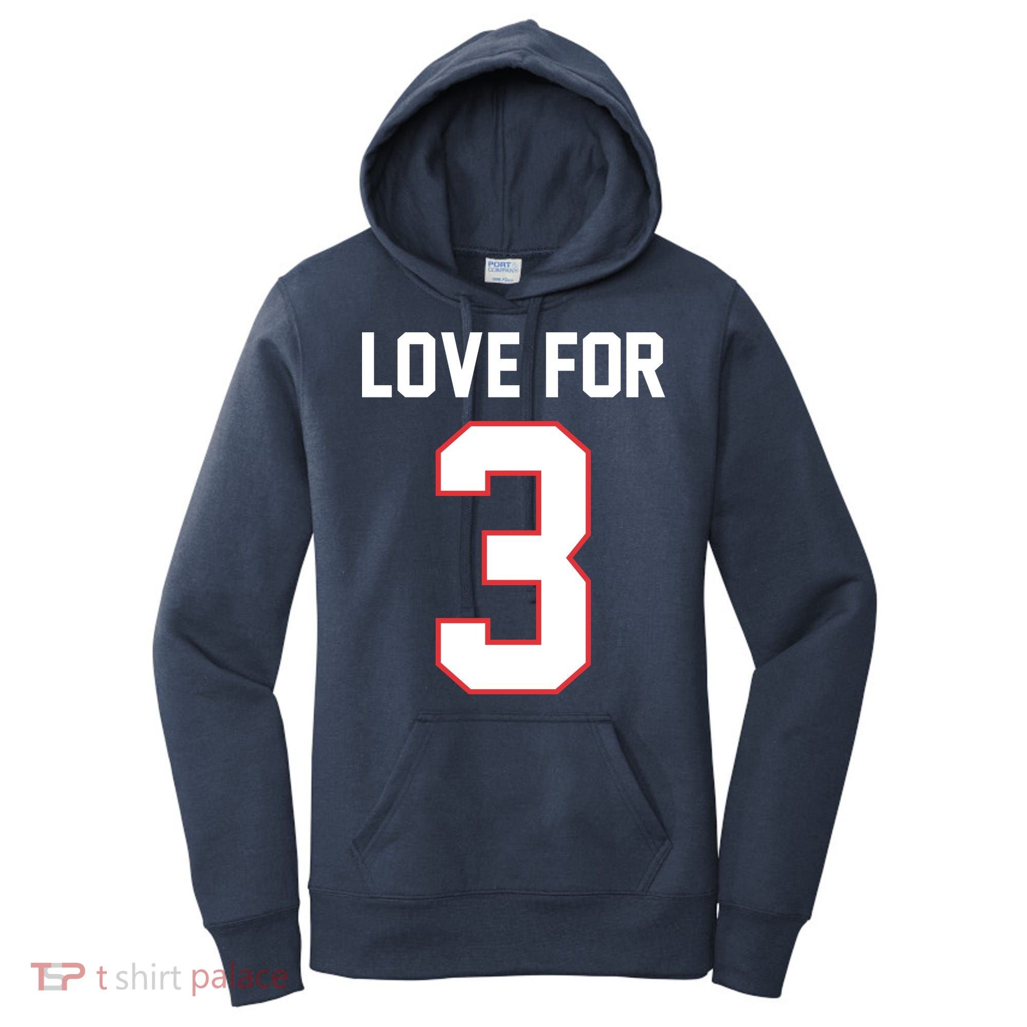 Love For 3 Buffalo Football Tribute Women's Hoodie
