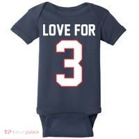 Love For 3 Buffalo Football Tribute Baby Bodysuit thumb 0