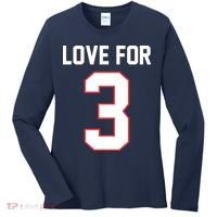 Love For 3 Buffalo Football Tribute Women's Long Sleeve Shirt thumb 0