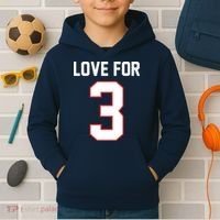 Love For 3 Buffalo Football Tribute Kids Hoodie thumb 2