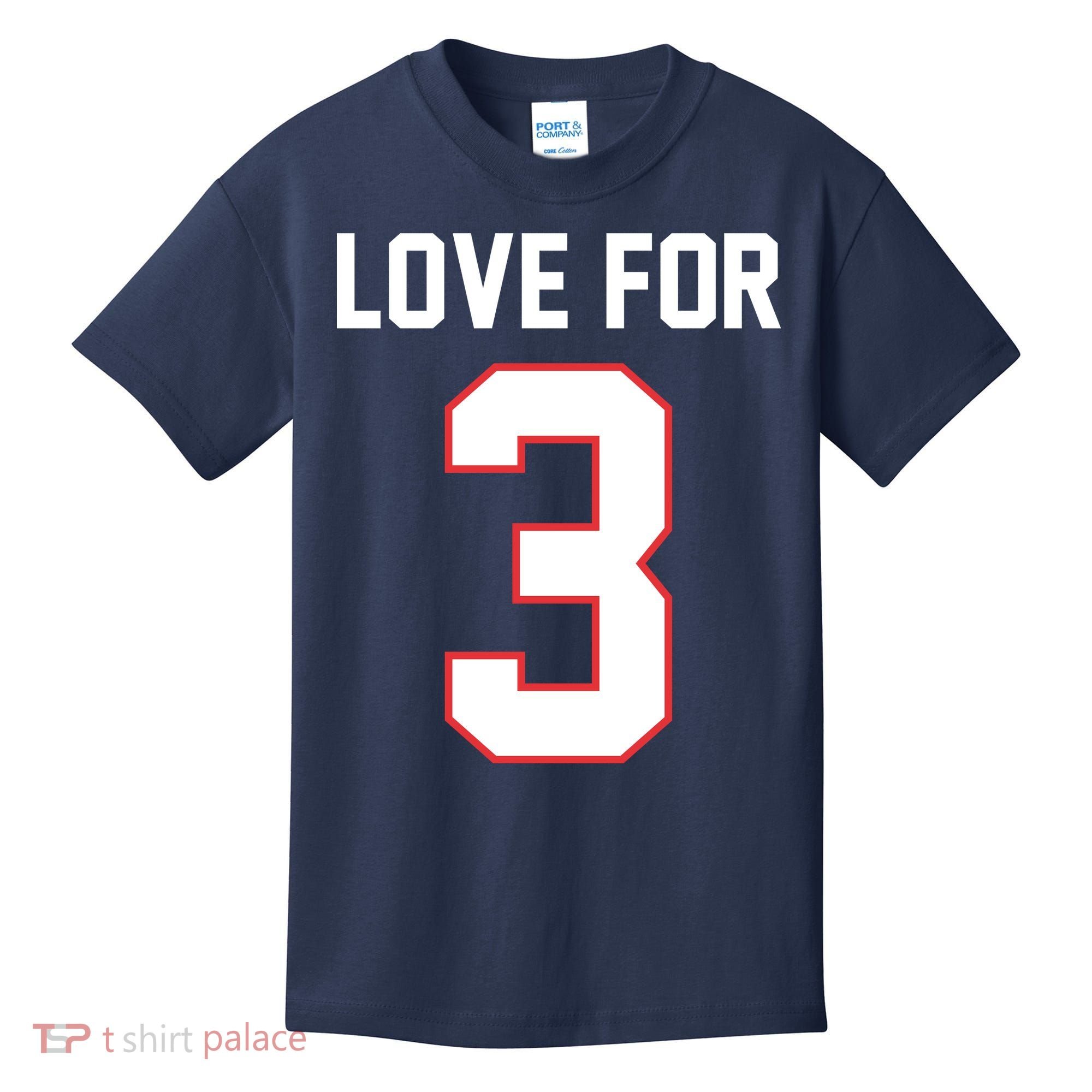 Love For 3 Buffalo Football Tribute Kids T-Shirt