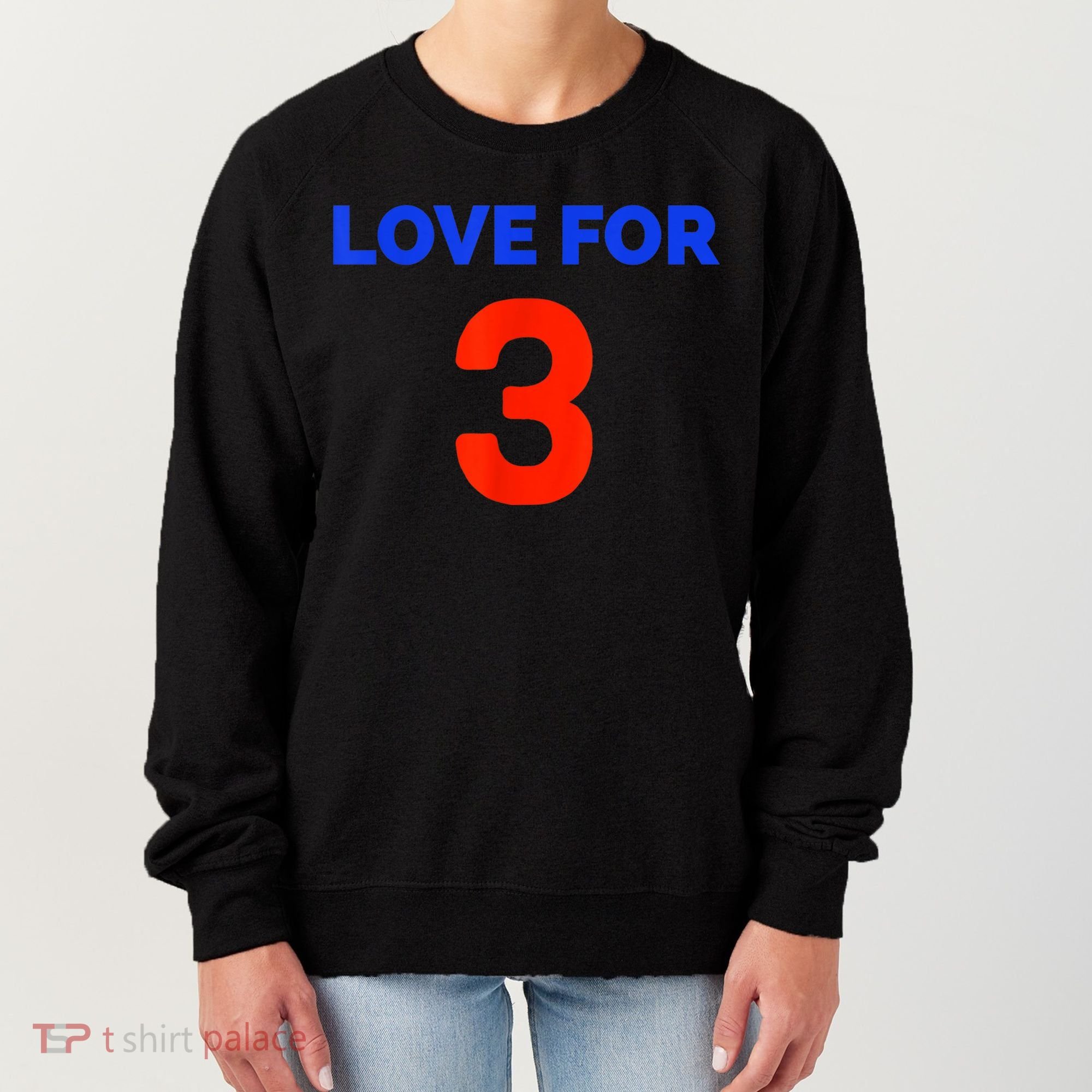 Love For 3 Football Women's Sweatshirt