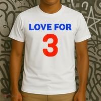 Love For 3 Football T-Shirt thumb 3