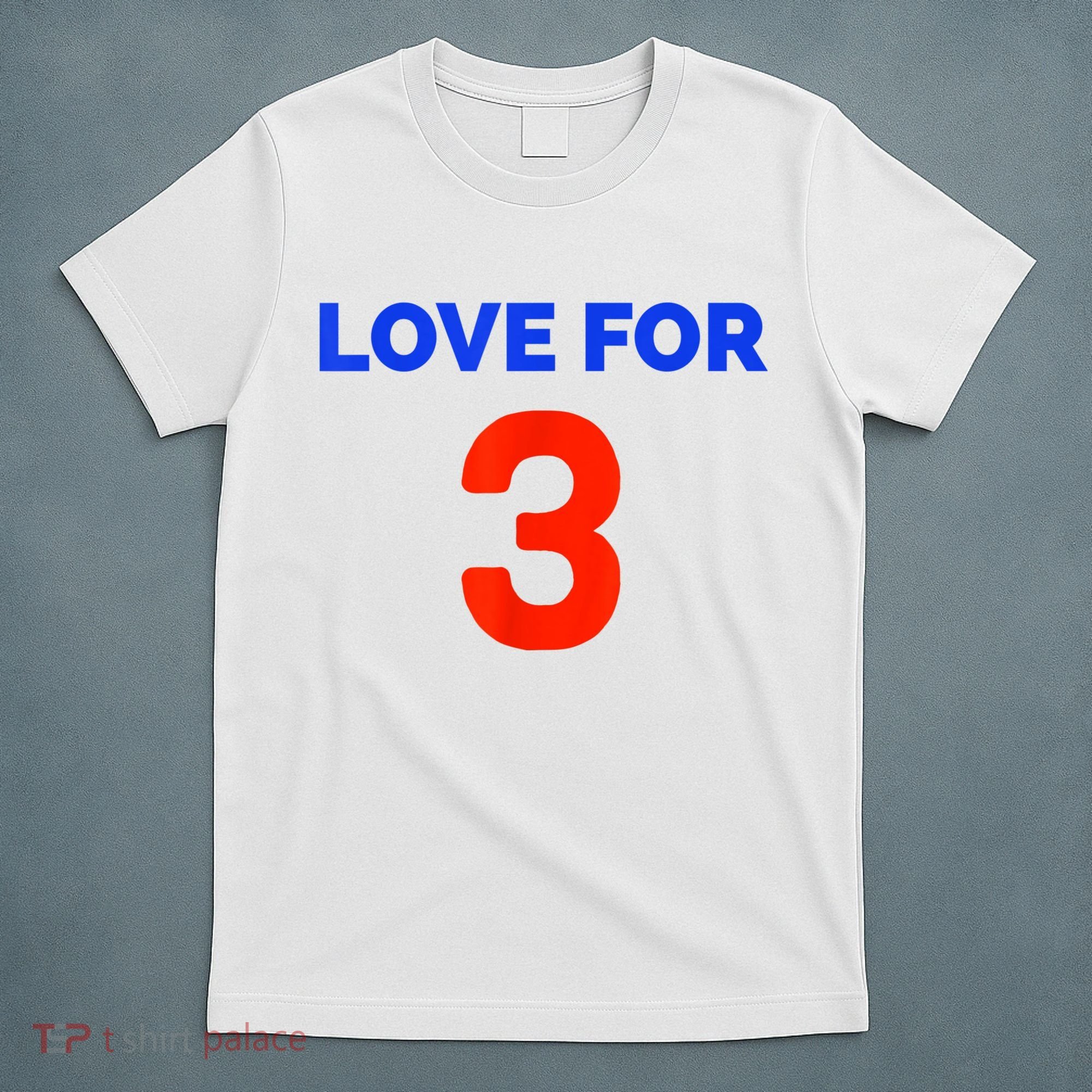 Love For 3 Football T-Shirt
