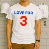 Love For 3 Football T-Shirt thumb 6