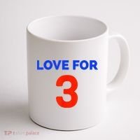 Love For 3 Football Coffee Mug thumb 1