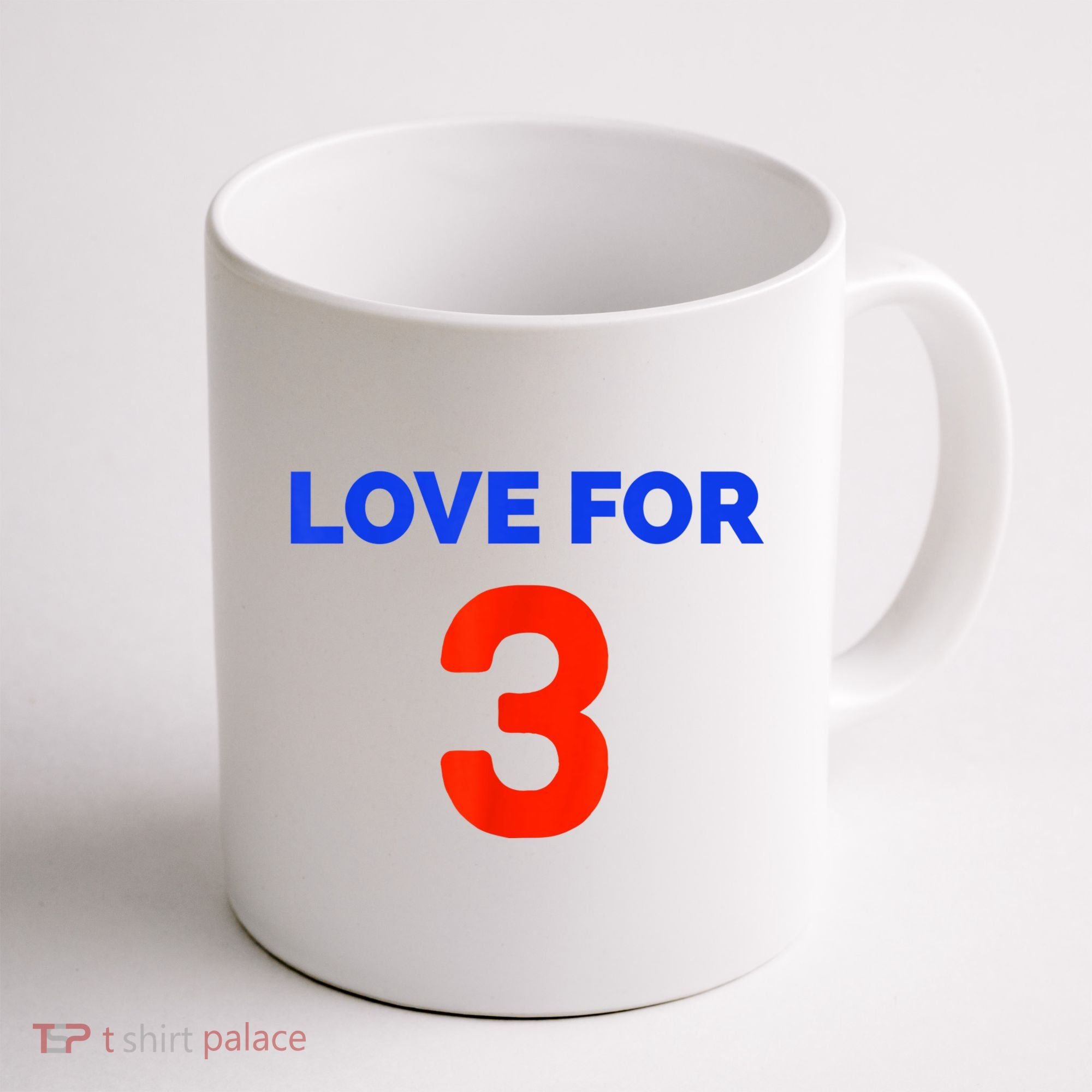 Love For 3 Football Coffee Mug