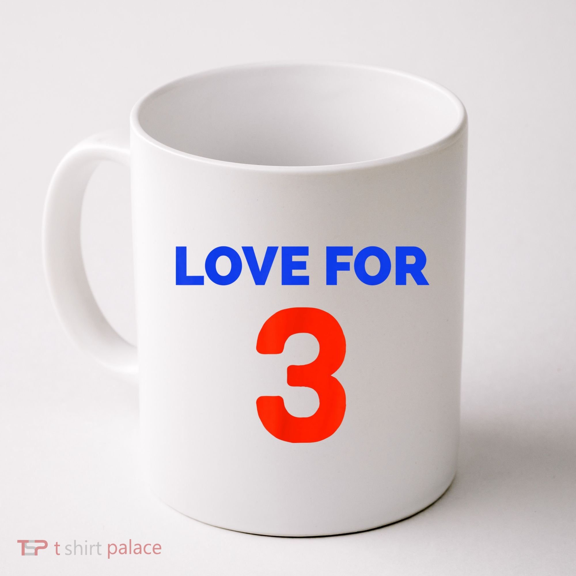 Love For 3 Football Coffee Mug