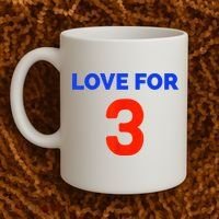Love For 3 Football Coffee Mug thumb 2