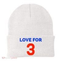 Love For 3 Football Beanie thumb 0
