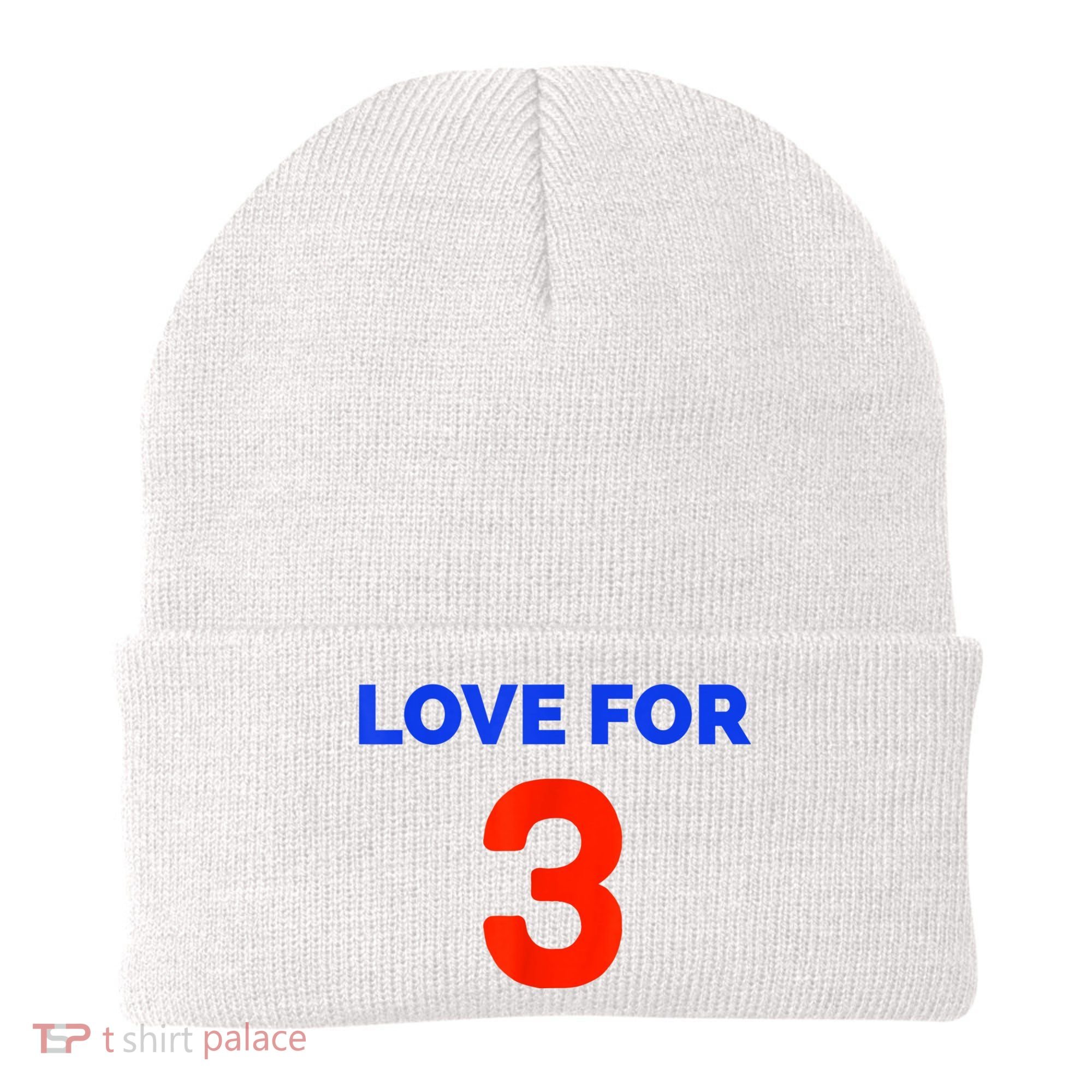 Love For 3 Football Beanie