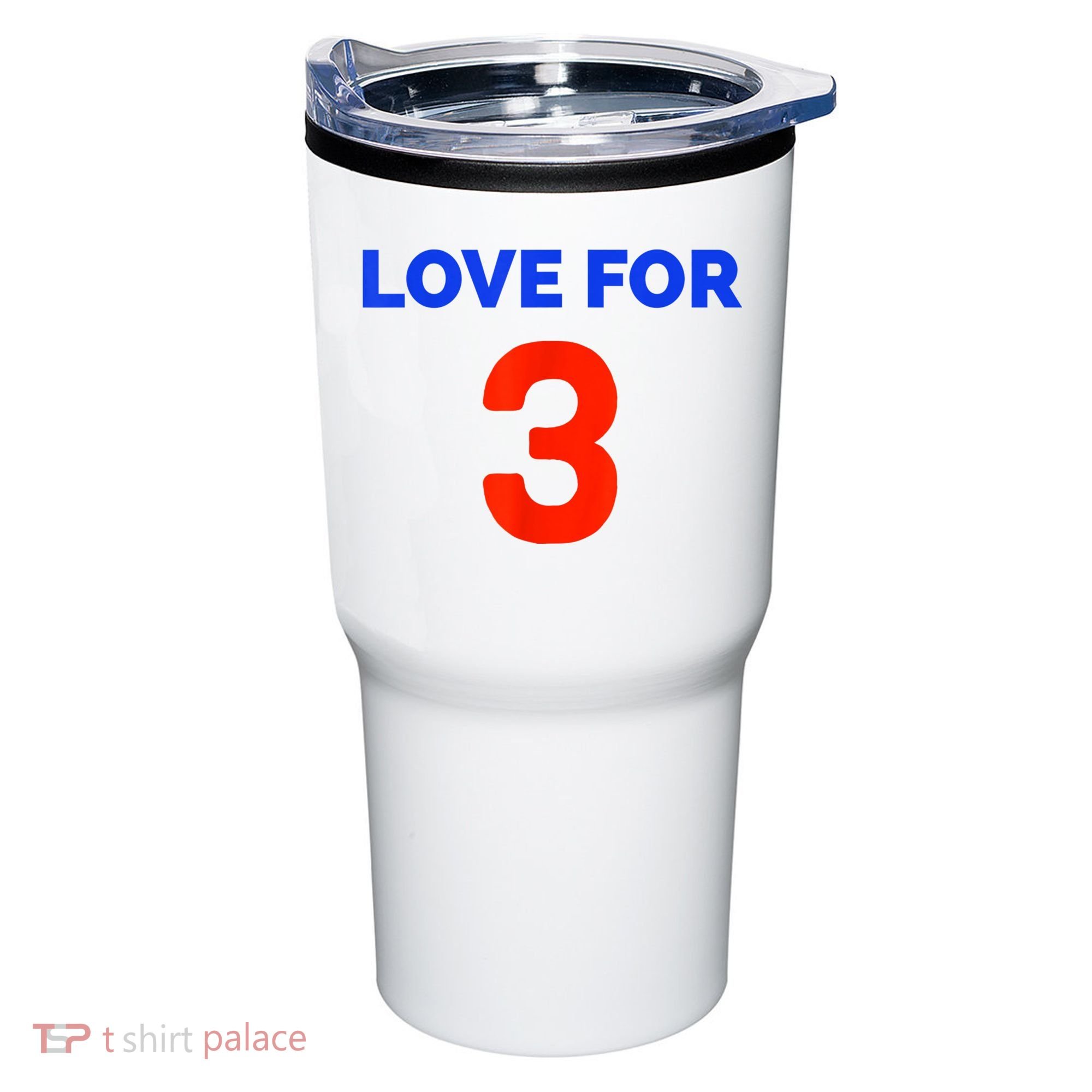 Love For 3 Football Tumbler