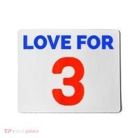 Love For 3 Football Mousepad thumb 0