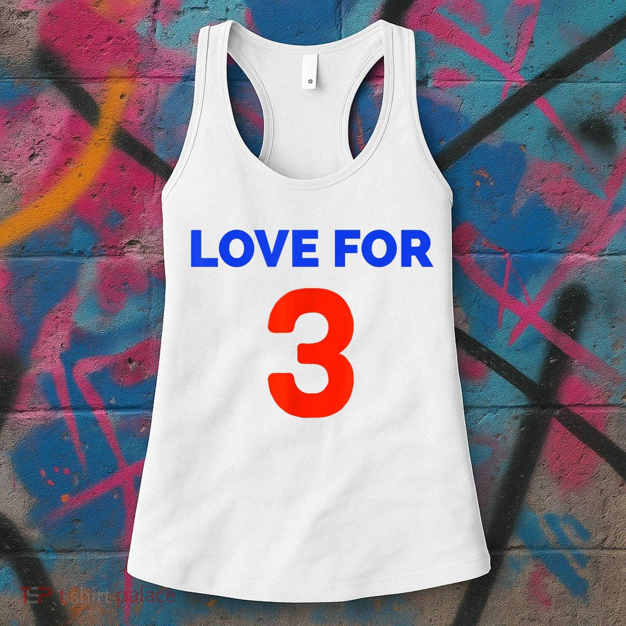 Love For 3 Football Women's Tank Top