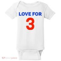 Love For 3 Football Baby Bodysuit thumb 0