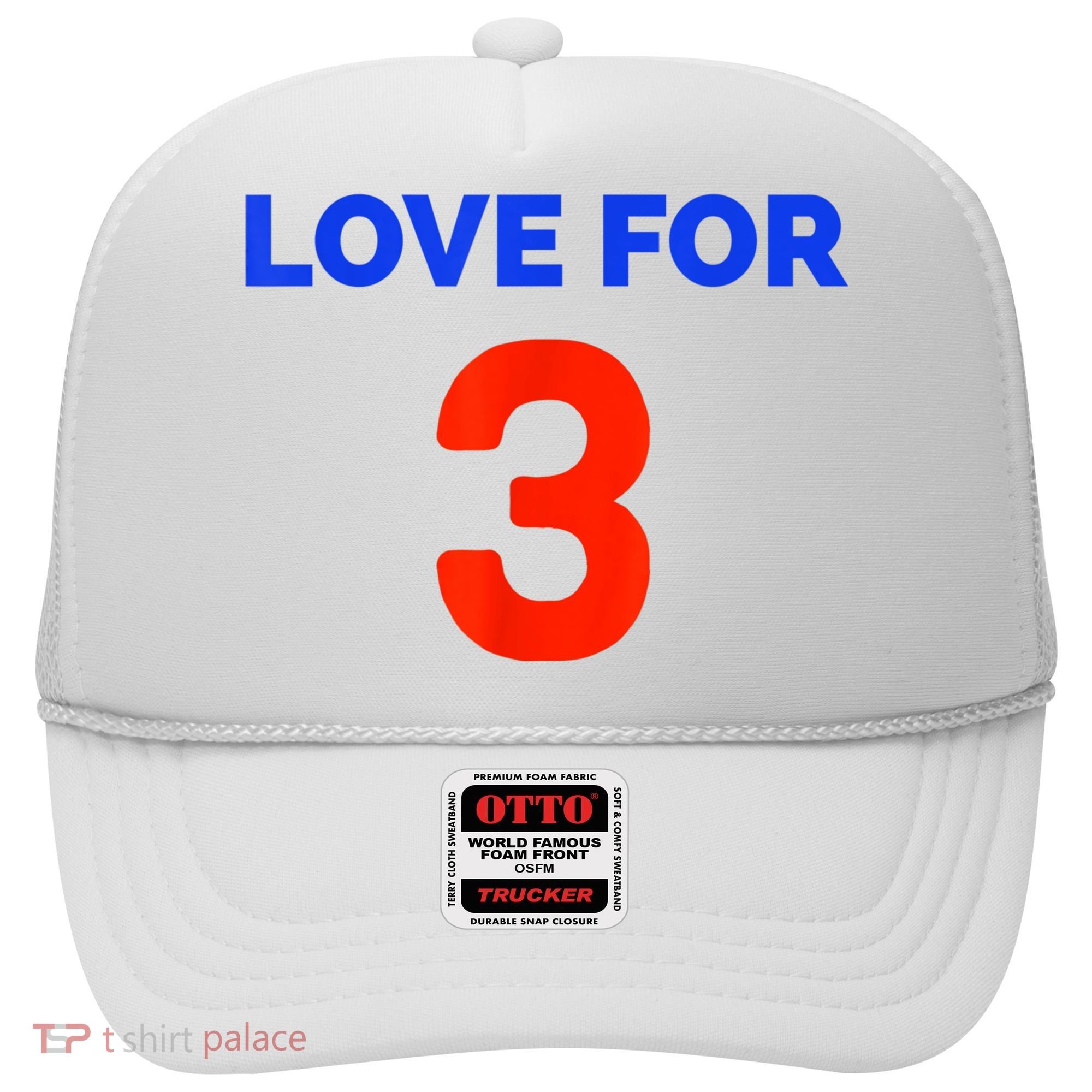 Love For 3 Football Hat