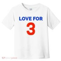 Love For 3 Football Toddler T-Shirt thumb 0