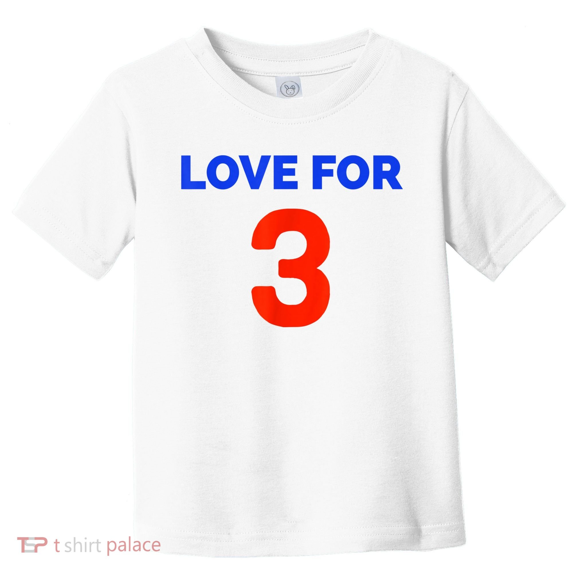 Love For 3 Football Toddler T-Shirt