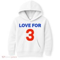 Love For 3 Football Kids Hoodie thumb 0