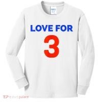 Love For 3 Football Kids Long Sleeve Shirt thumb 0