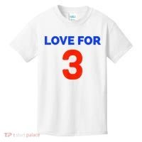 Love For 3 Football Kids T-Shirt thumb 0