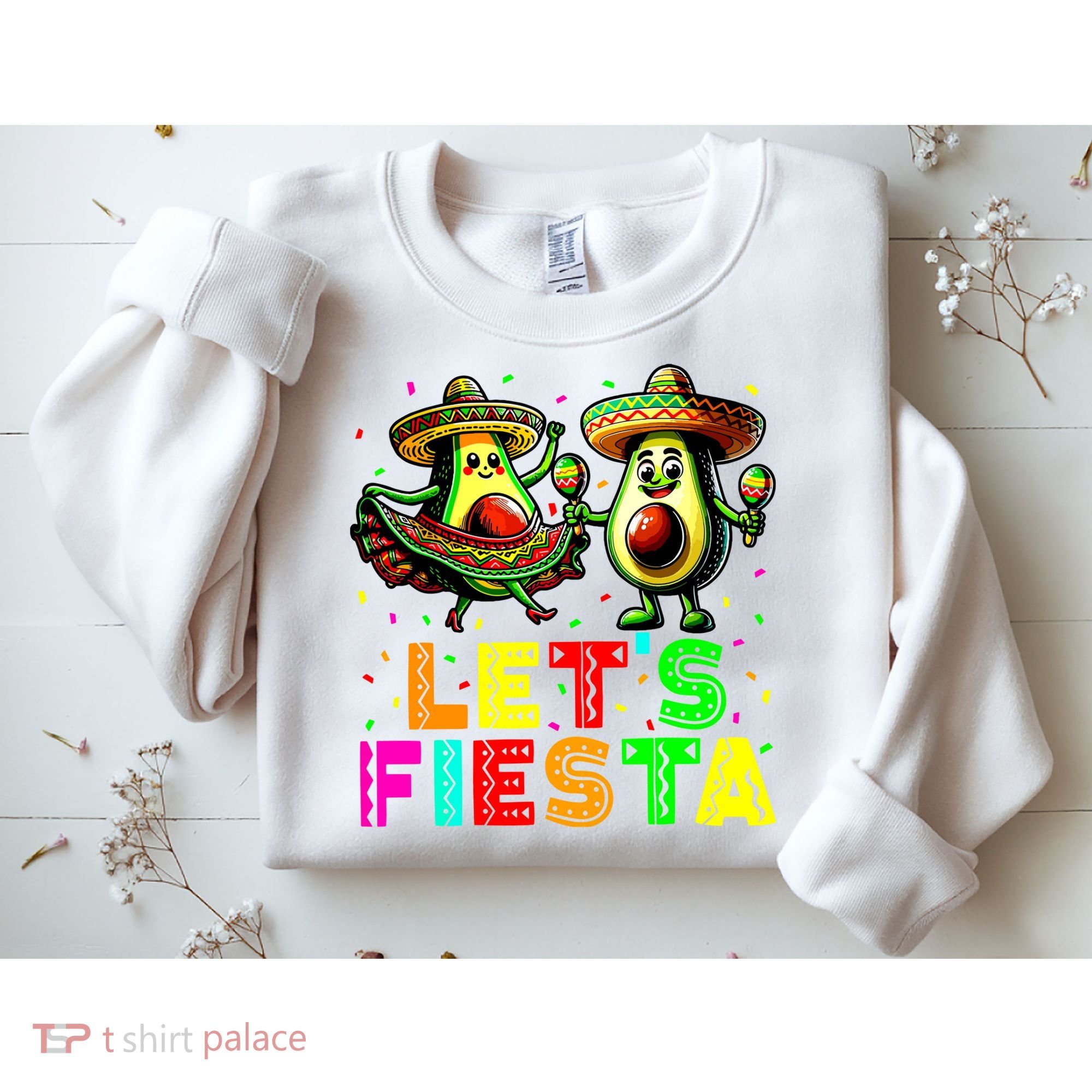 Lets Fiesta 5 Cinco De Mayo For Women Boy Girl Mexican Sweatshirt