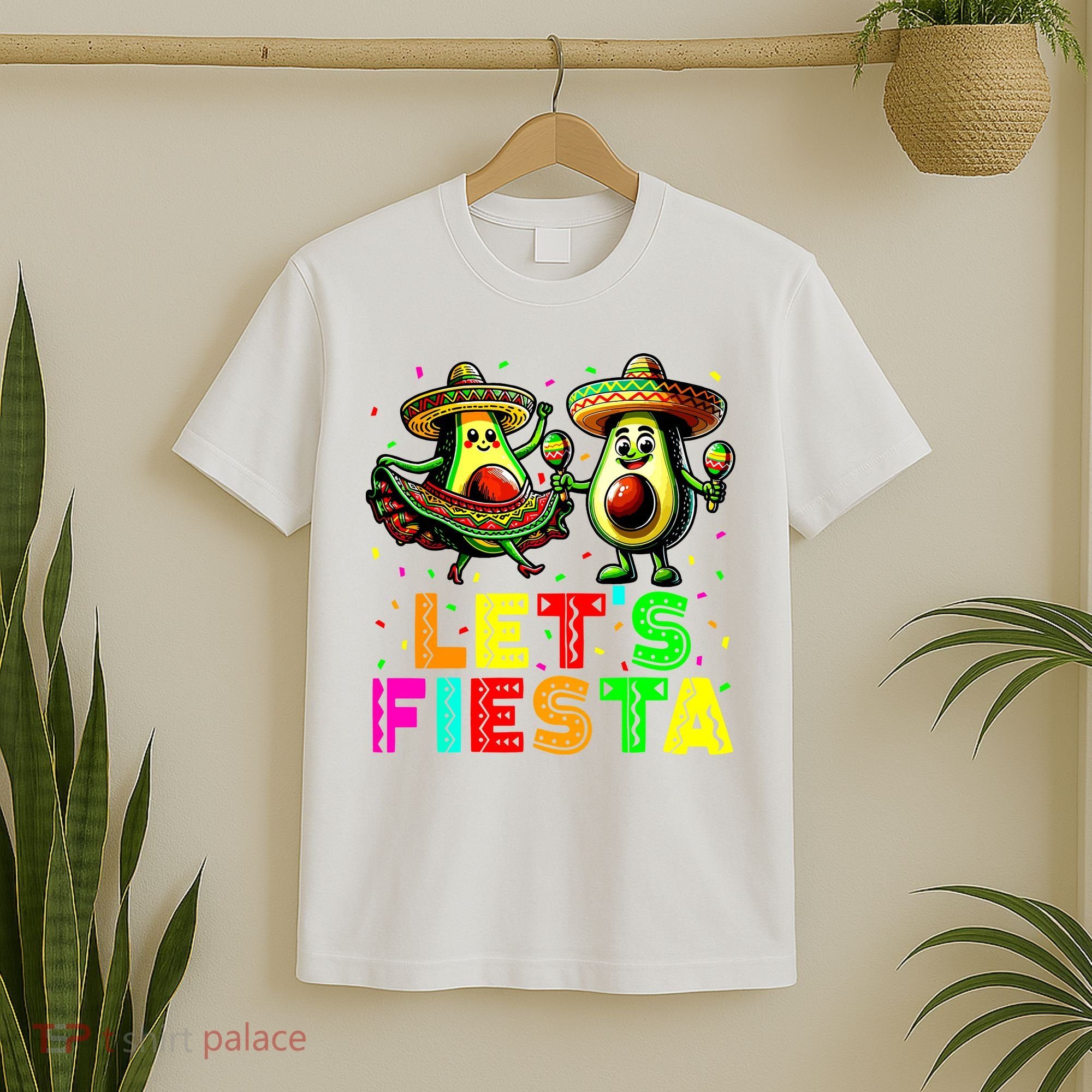 Lets Fiesta 5 Cinco De Mayo For Women Boy Girl Mexican T-Shirt