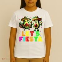 Lets Fiesta 5 Cinco De Mayo For Women Boy Girl Mexican T-Shirt thumb 4
