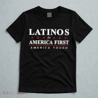 Latinos For America First America Tough T-Shirt thumb 5
