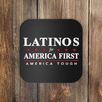 Latinos For America First America Tough Coaster thumb 0