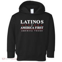 Latinos For America First America Tough Toddler Hoodie thumb 0