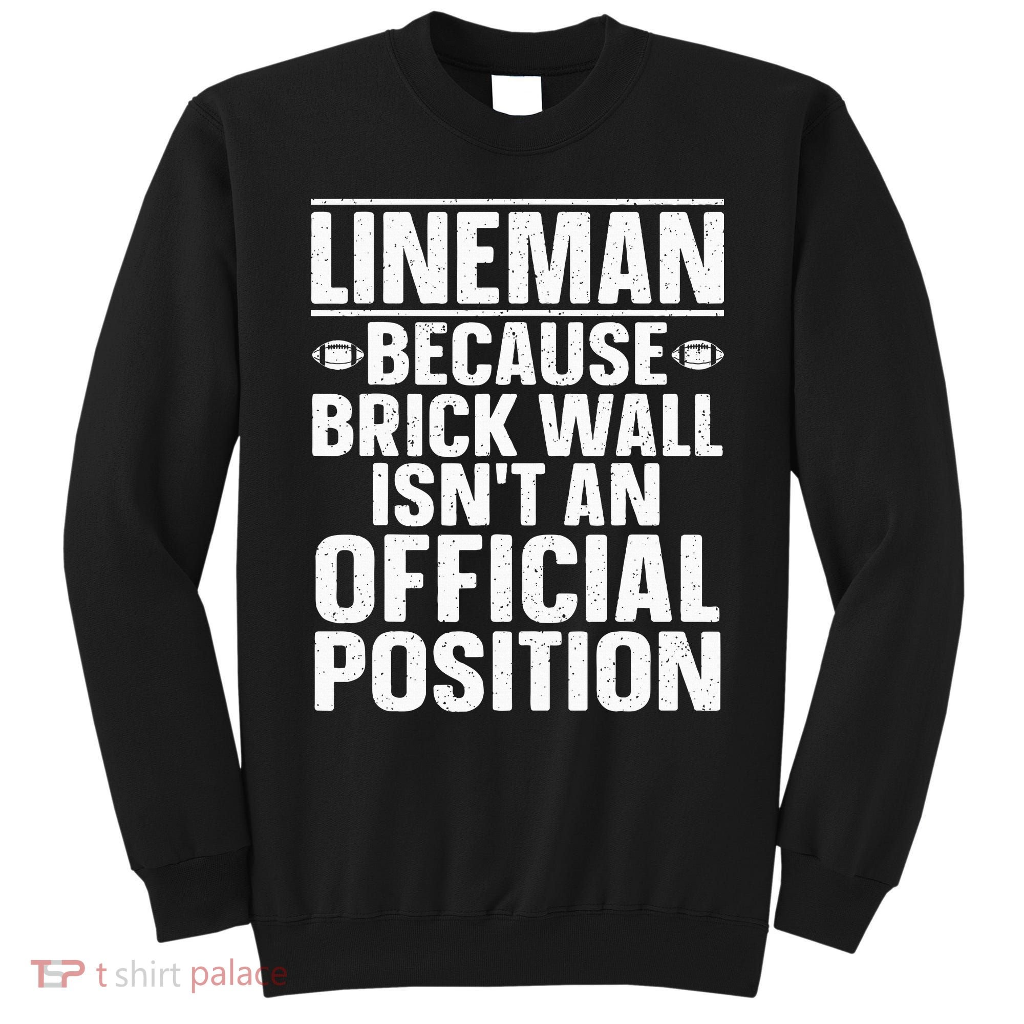 Lineman Football Art For Football Player Lineman Sweatshirt