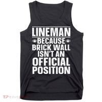 Lineman Football Art For Football Player Lineman Tank Top thumb 0