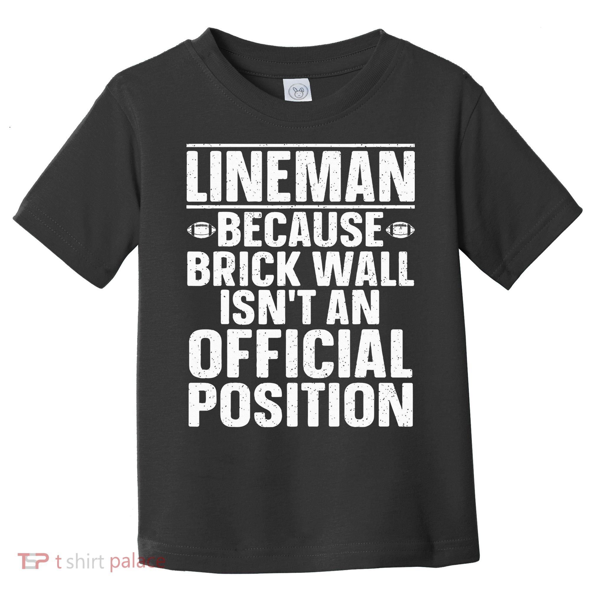 Lineman Football Art For Football Player Lineman Toddler T-Shirt
