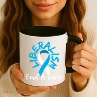 Liberalism Find A Cure Funny Conservative Republican Gift Great Gift Coffee Mug thumb 3