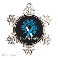Liberalism Find A Cure Funny Conservative Republican Gift Great Gift Ornament thumb 0