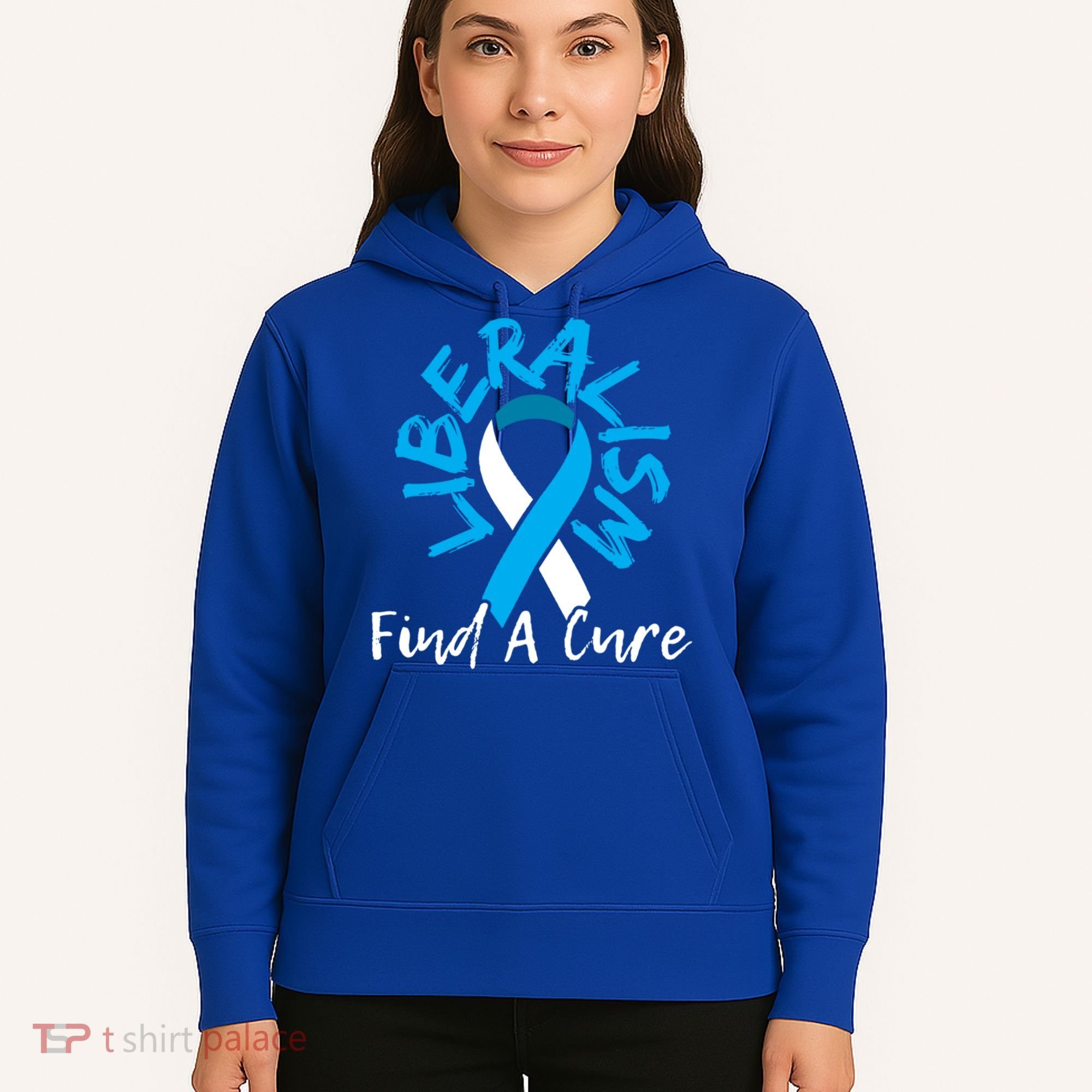 Liberalism Find A Cure Funny Conservative Republican Gift Great Gift Hoodie