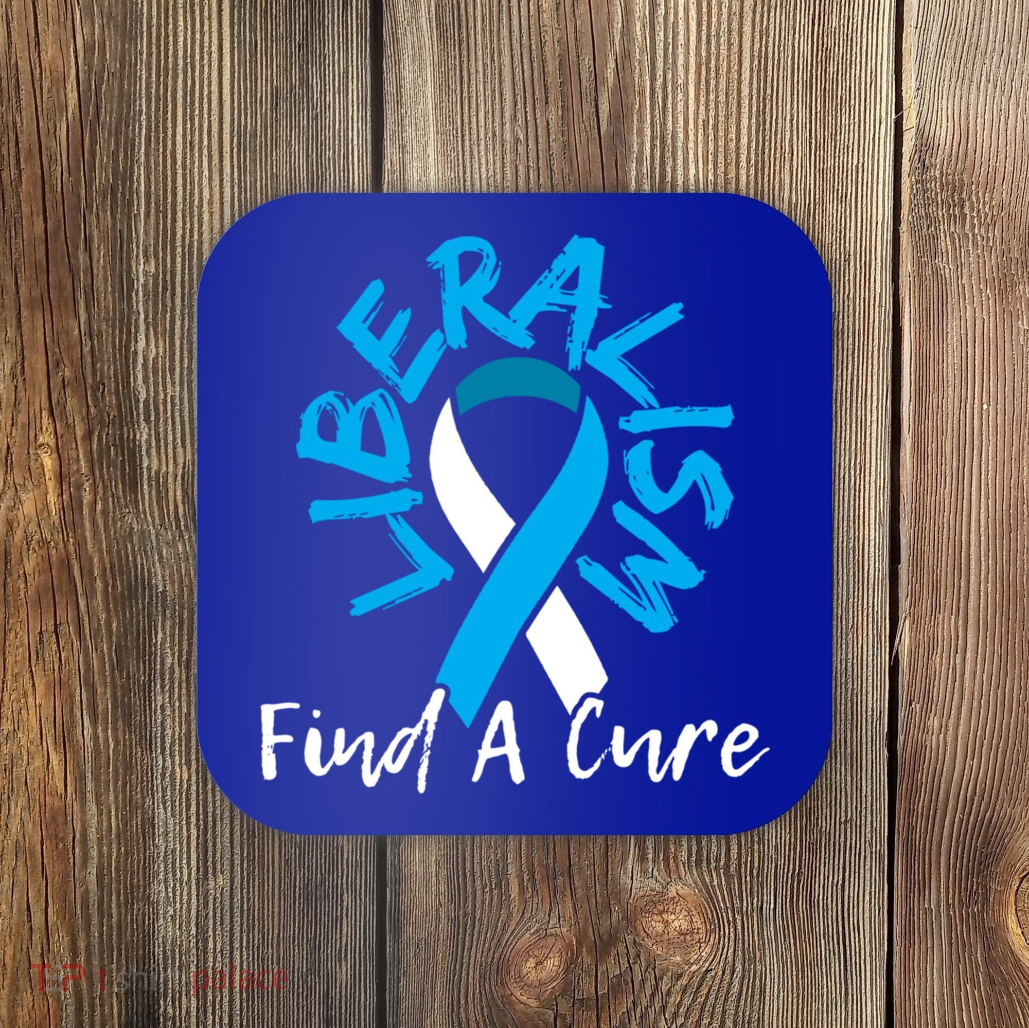 Liberalism Find A Cure Funny Conservative Republican Gift Great Gift Coaster