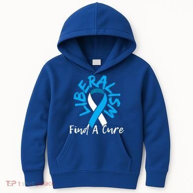 Liberalism Find A Cure Funny Conservative Republican Gift Great Gift Kids Hoodie