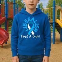 Liberalism Find A Cure Funny Conservative Republican Gift Great Gift Kids Hoodie thumb 2