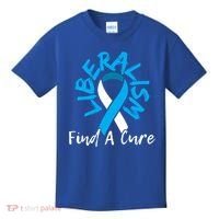 Liberalism Find A Cure Funny Conservative Republican Gift Great Gift Kids T-Shirt thumb 0