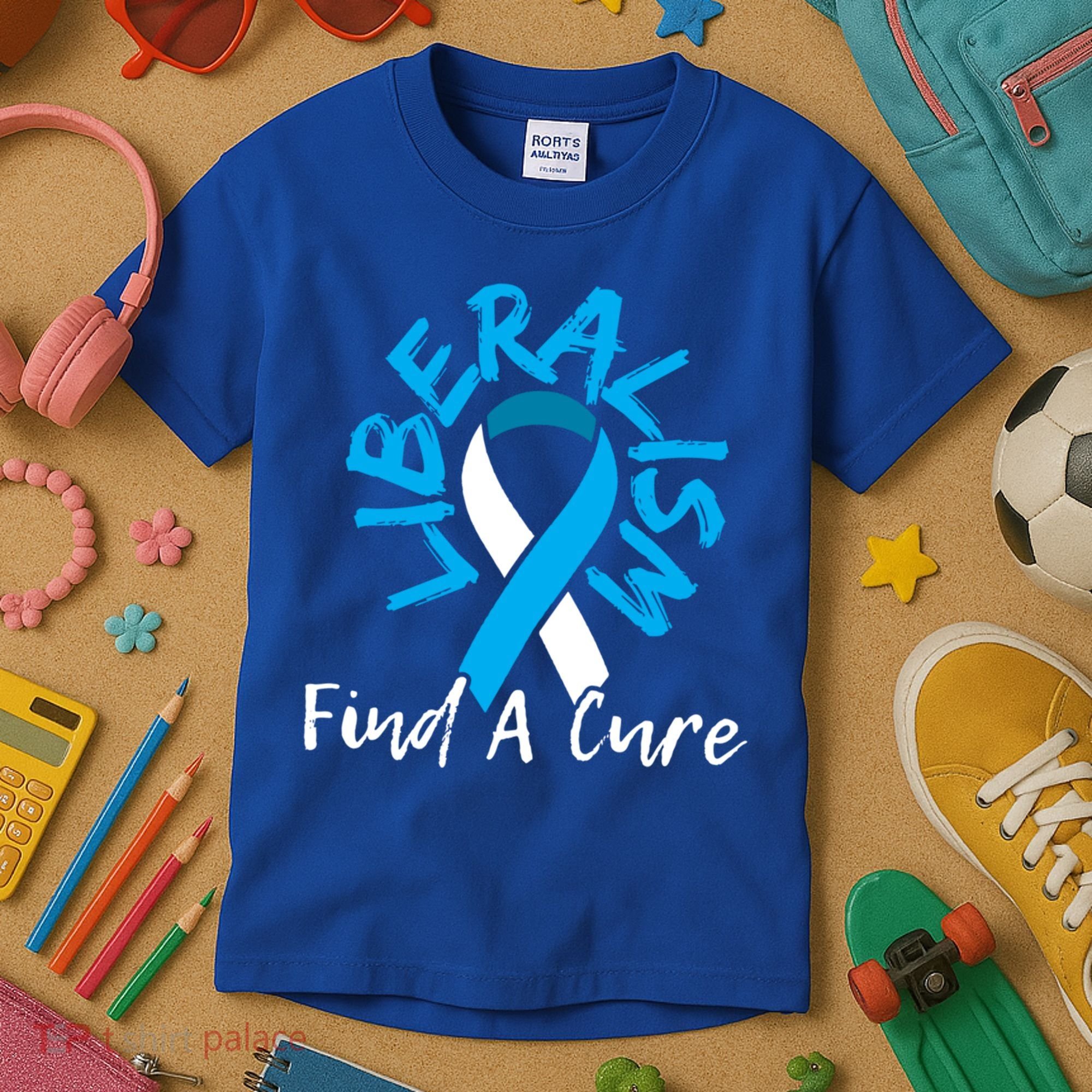 Liberalism Find A Cure Funny Conservative Republican Gift Great Gift Kids T-Shirt