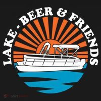 Lake Friends Boating Ing Summer Pontoon Boat Dad Mom Gift Doggie Tank thumb 4