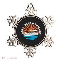 Lake Friends Boating Ing Summer Pontoon Boat Dad Mom Gift Ornament thumb 0