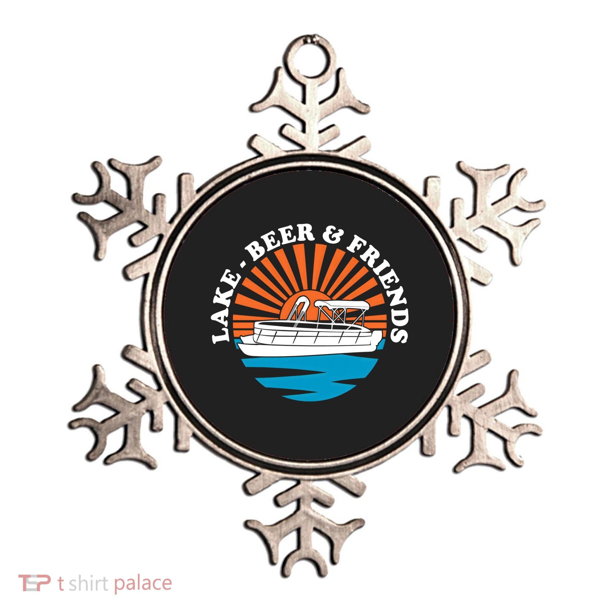 Lake Friends Boating Ing Summer Pontoon Boat Dad Mom Gift Ornament