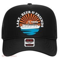 Lake Friends Boating Ing Summer Pontoon Boat Dad Mom Gift Hat thumb 0