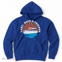 Lake Friends Boating Ing Summer Pontoon Boat Dad Mom Gift Hoodie thumb 0