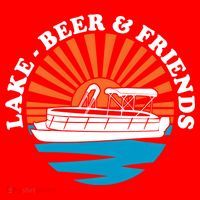 Lake Friends Boating Ing Summer Pontoon Boat Dad Mom Gift Santa Hat thumb 1