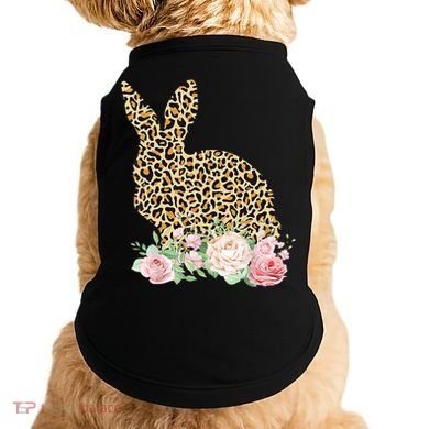 Leopard Floral Bunny Doggie Tank