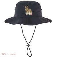 Leopard Floral Bunny Bucket Hat thumb 0